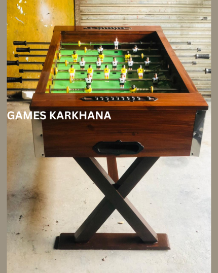Wooden foosball table