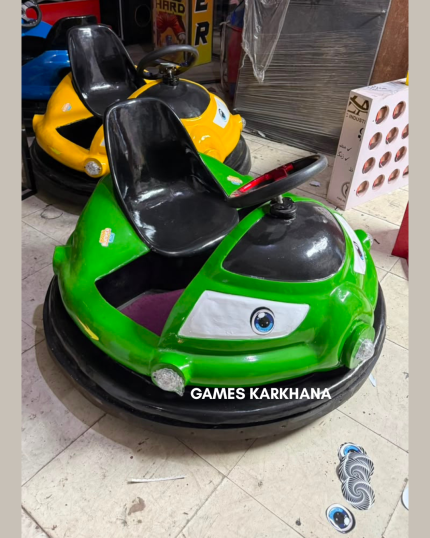 Rechargeable Kids Bumper Car with LED Lights Made in Pakistan by Games Karkhana