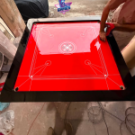 4.5ft UV Based Wooden Border Carrom Board by Games Karkhana