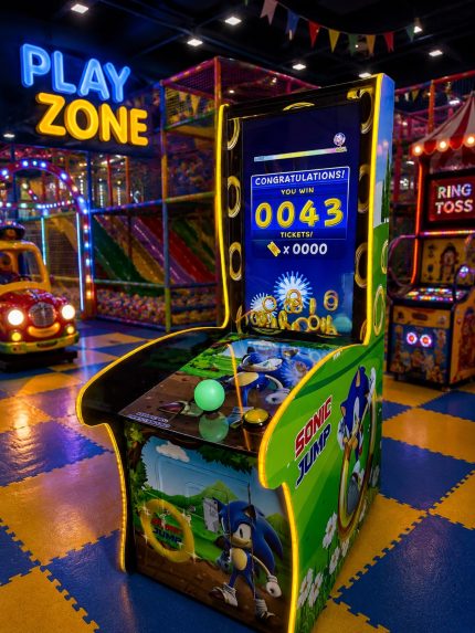 Sonic Jump Arcade Game with 40-inch LED Display